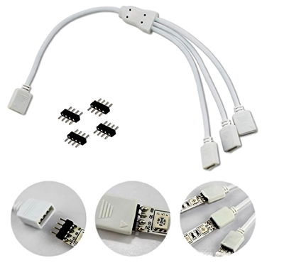 Conector Pulpo RGB Spliter 1 a 3 