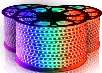 Bobina Manguera RGB 10*6Mm 220V 100Mts- M-Led