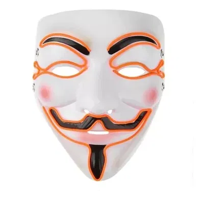 Mascara bigote venganza neon 