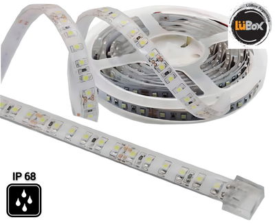 Tira Led SMD 2835 120 L/M SUMERGIBLE-5Mt- 12V - M-Led