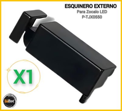 Esquinero Zócalo Piso Tira Led Aluminio Iluminación Int/ext  A-TjX0550
