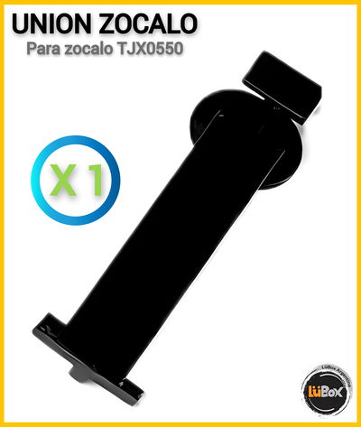 Unión Zócalo Piso Tira Led Aluminio Tjx0550