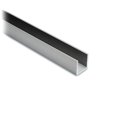 Perfil P/Neon 8*16Mn Alum x metro Grueso Natural