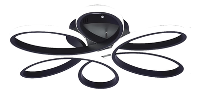 Lampara Led Techo Triple Temperatura Minimalista Flor