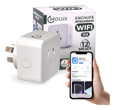 Toma Enchufe Inteligente Wifi Smart Timer Domotica 10a INOLUX