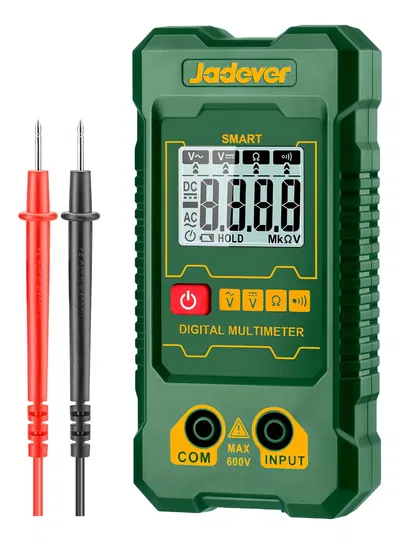 MULTÍMETRO DIGITAL - TRUE RMS 2000 CUENTAS - FUNCIÓN INTELIGENTE  - JADEVER