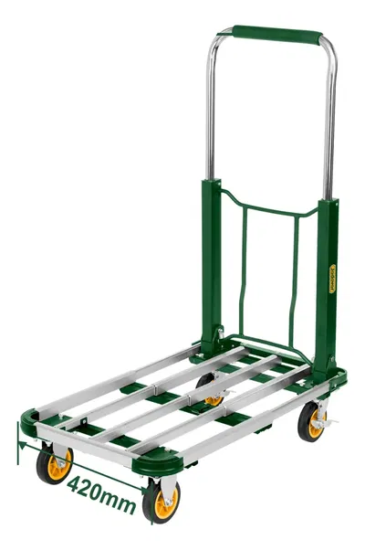 CARRETILLA DE MANO DE PLATAFORMA PLEGABLE - BASE DE ACERO 150KG - JADEVER