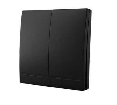 Tecla inalámbrica RF, 2 Efectos Smart House, Blanco o Negro- Demasled