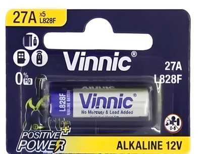 PIla Vinnic Alcalina 27A -12V/27Ma