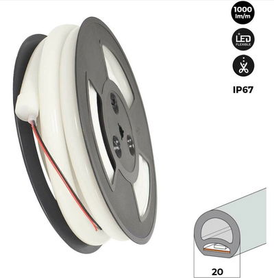 Bobina Neon Redondo 14*14 Mm 5Mts 24V 