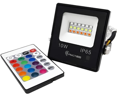 Reflector Led RGB 10w - Practiled