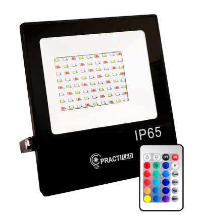 Reflector Led RGB 30w - Practiled
