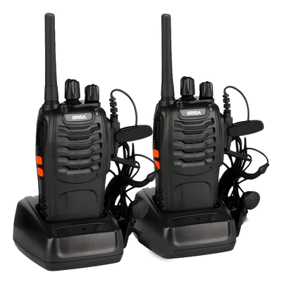 Walkie Talkie Radio Pack 2 Unid Portatil Transmisor Receptor - Strong