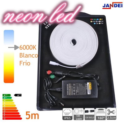 KIT Neón Monocolor 5 mts  5*11Mm Blister Eco - Strong