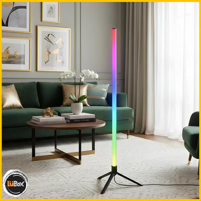 Luz Lampara Pie Esquinero Pixel Led Rgb Deco - Strong