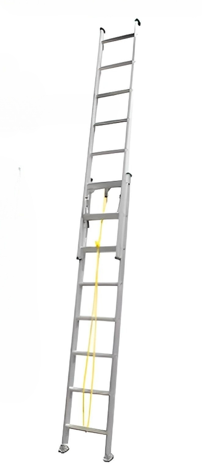 Escalera Aluminio Extensible Escalones 8+8 Reforzada 150kg - Jadever