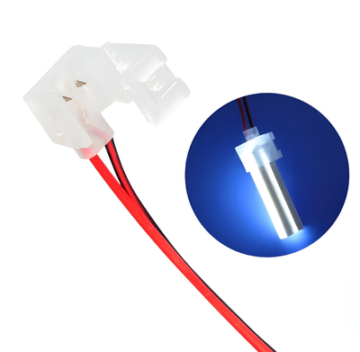 Conector Neón Led 6*12mm simple c/Cable