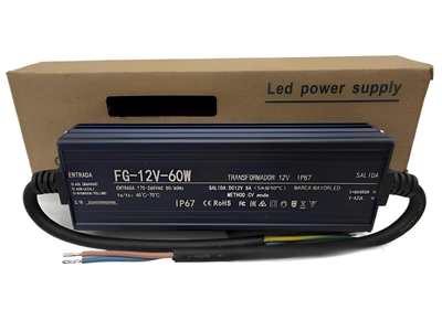 Fuente EXTERIOR Switchingh 12V-5A (60W)- M-Led