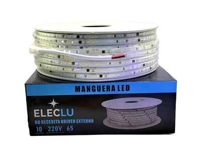 Manguera SMD 2835 - 10*6Mm - 50Mts 220V - Eleclu