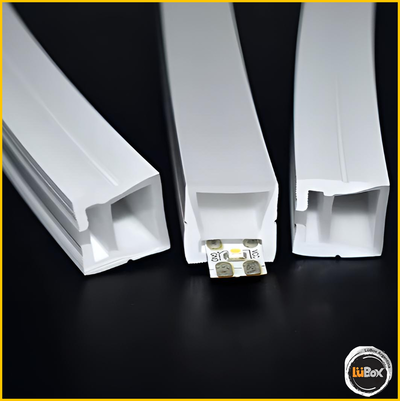 Silicona Neon Luz Frontal 14*14 x Mt- M-Led