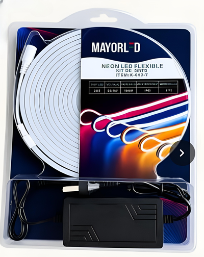 KIT Neón Monocolor 5 mts  5*11Mm Blister Eco - M-Led
