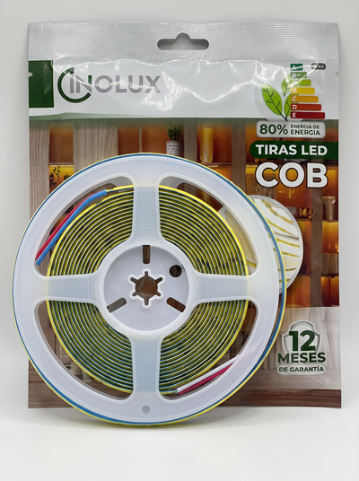 Tira led COB 320 Led/M - 5Mts - 8mm - 220v - Inolux