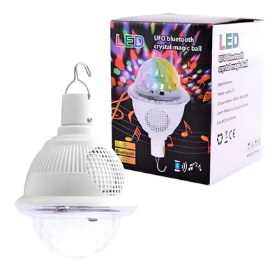 Lampara LED Parlante Bluetooth DB Ovni Color RGB Interior