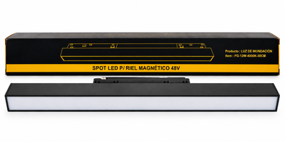 Aplique Led Tipo inundacion Para Sistema Magnético 48v Mt-20