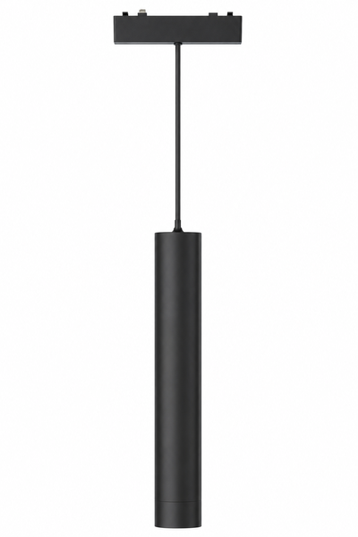 Aplique Colgante 12w 4000k Negro Para Riel Magnético MT-20 48v 