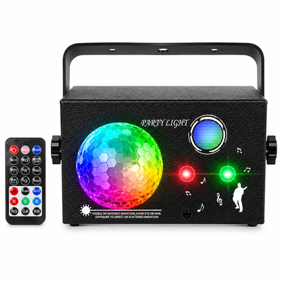 Bola Magica Multiformas Luz Laser 3 En 1 Audio rítmica Control