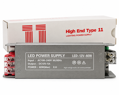 Fuente Switching Slim 12V 5A 60W Para Iluminación LED- High Type 11