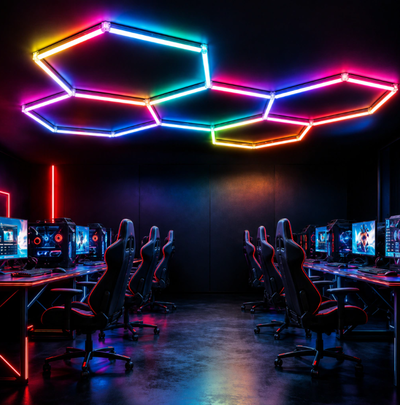 Luz LED Hexagonal PIXEL RGB 72W (2330 X 1630mm) - M-led