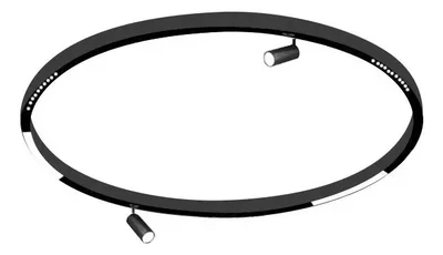 Riel Magnético Circular 48v - Lampara De Techo - M-Led