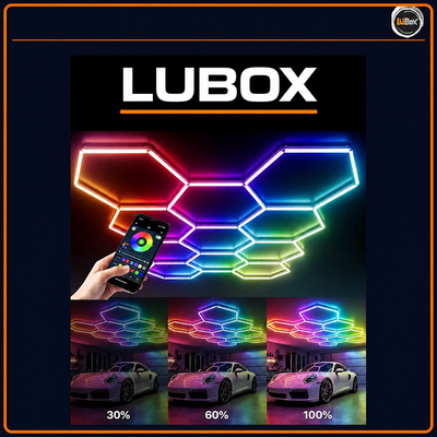 Luz LED Hexagonal PIXEL RGB 150W (4070 X 2350mm) - M-led