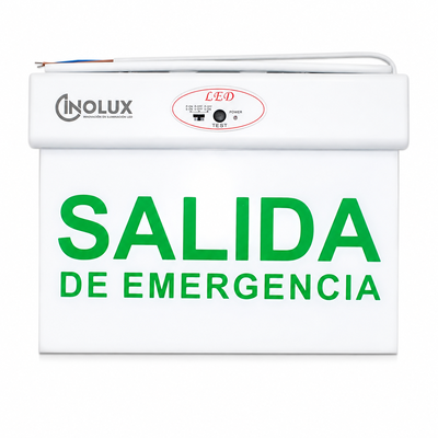 Cartel Salida Emergencia Señalizador Luminoso 3hs Autonomía - INOLUX