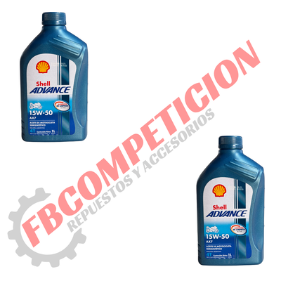 Aceite Shell 15W-50 AX7