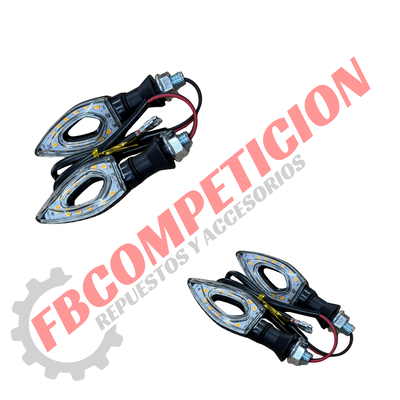Guiño Led Redondo X2 Universal 