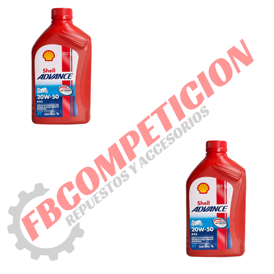 Aceite Shell 20W-50 AX3 