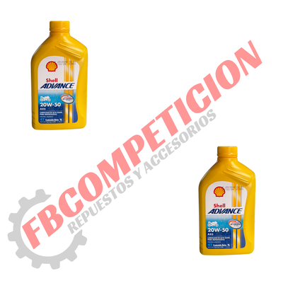 Aceite Shell 20W-50 AX5