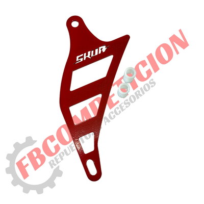 Cubre Piñón Aluminio SKUA 150-200-250 (ROJO) 