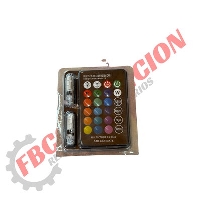 Led T10 Siliconado RGB Con Control Remoto 