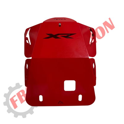 Cubre Carter Aluminio XR 125-150/CG (ROJO) 