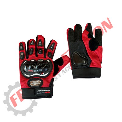 Guante Pro Biker Reforzado (ROJO) 