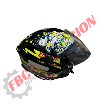 Casco Pro Tork Brillante Bad Baby Negro 