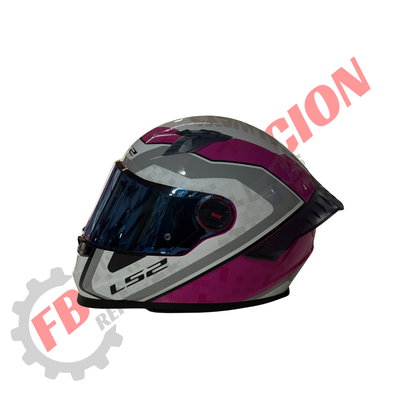 Casco LS2 Rosa Flúor Brillante Con G/B