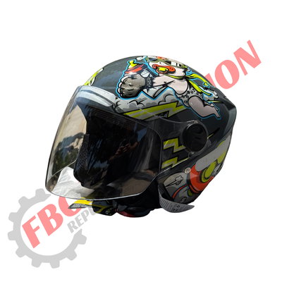Casco Pro Tork Brillante Bad Baby Gris 
