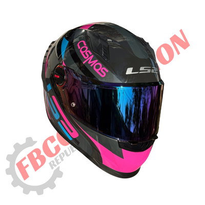 Casco LS2 Purple Brillante Con N/A