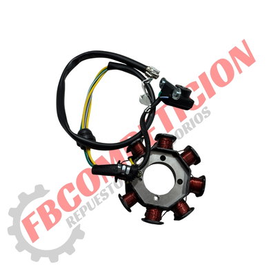 Estator New RX 150 8 Bobinas Todo Luz (IMPORTADO) 
