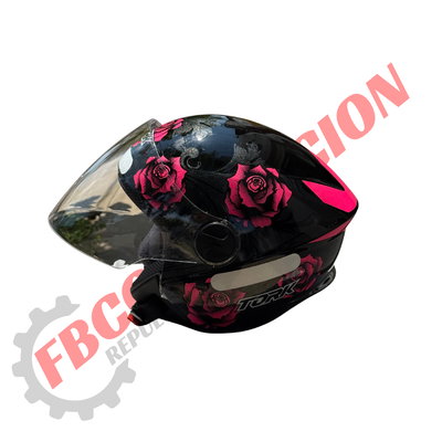 Casco Pro Tork Brillante Three Flower Fucsia