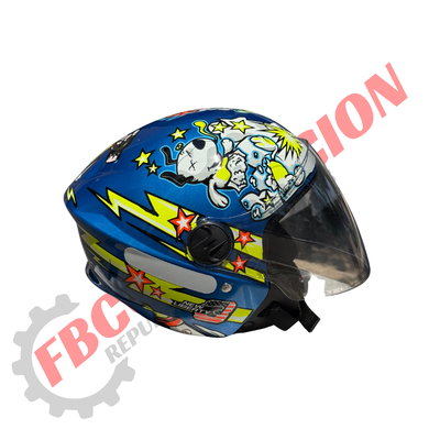 Casco Pro Tork Brillante Bad Baby Azul 